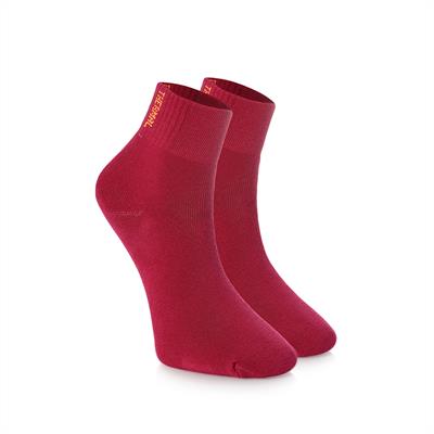 3 PAIRS OF THERMAL SHORT SOCKS RED-WHITE-GREEN 