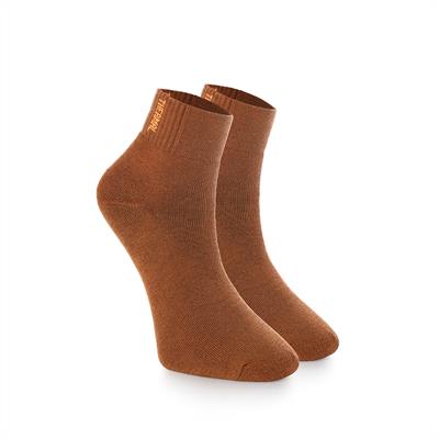 3 PAIRS OF THERMAL SHORT SOCKS GREEN-GRAY-BROWN 
