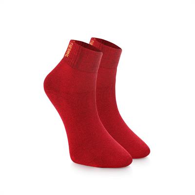 3 PAIRS OF THERMAL SHORT SOCKS RED-GREY-GREEN 