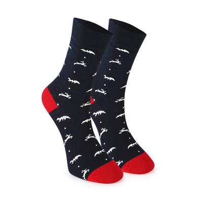 SKARPETKI NA PREZENT SWIATECZNY 2 PARY HO HO 