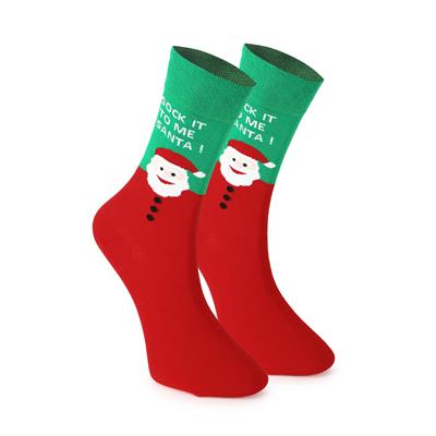 SKARPETKI NA PREZENT SWIATECZNY 2 PARY SANTA 